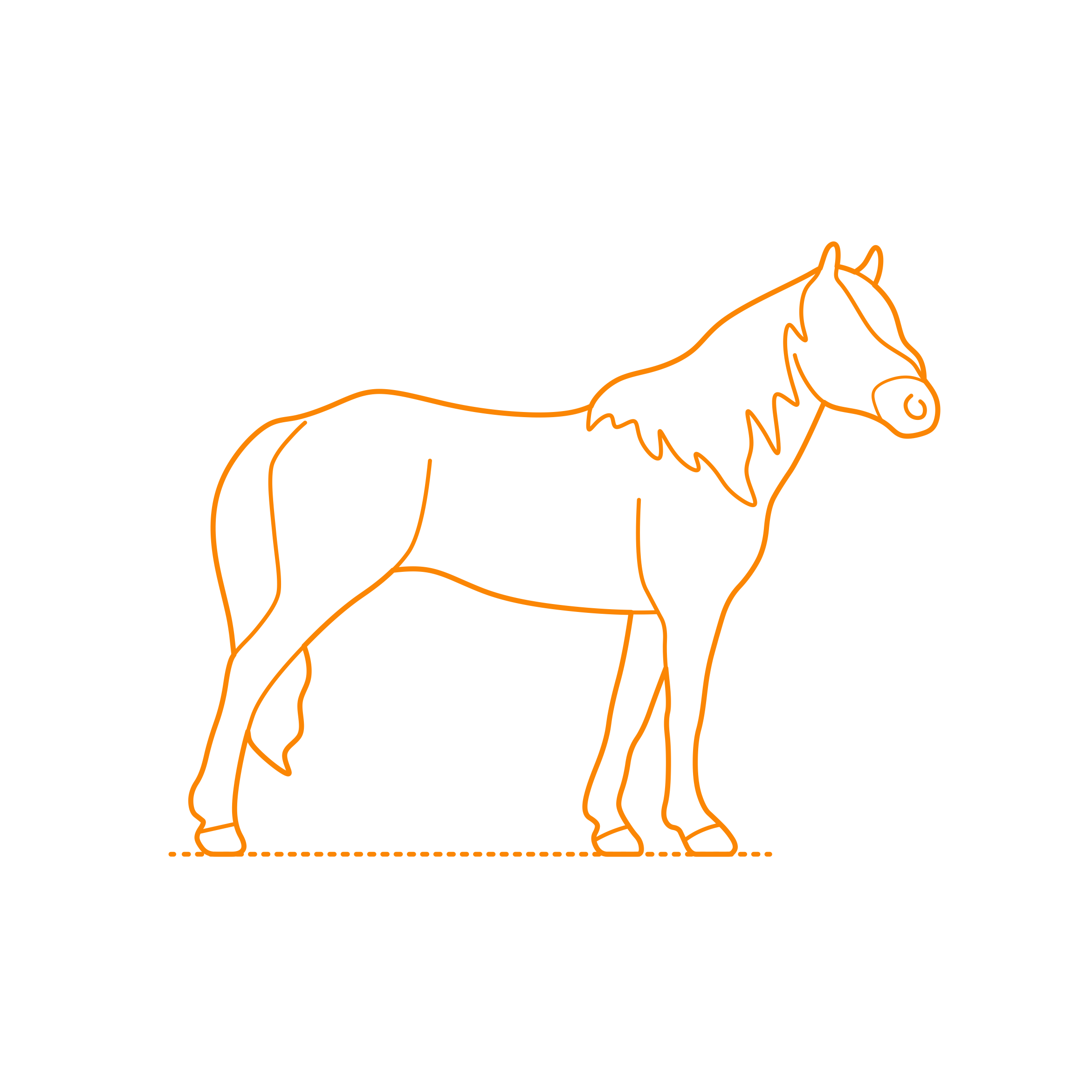 Animals Horses Haflinger Horse Vinyl Svg File Free Vectors